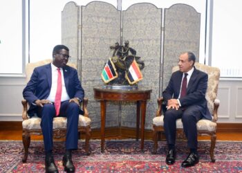 وزير الخارجية يستقبل نظيره الجنوب سوداني ويبحث تعزيز العلاقات الثنائية بين البلدين