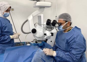 مستشفى الرمد ببورسعيد تنقذ بصر بحار أوكراني بجراحة دقيقة