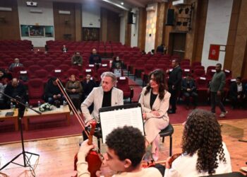 وزيرة الثقافة تشهد تدريبات «كورال وأوركسترا مصر الوطني» وتؤكد دعم المواهب الشابة بالمحافظات