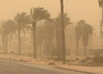 وزيرة التنمية المحلية تتلقي تقريراً من مركز سيطرة الشبكة الوطنية للطوارئ والسلامه حول متابعة سوء الأحوال الجوية