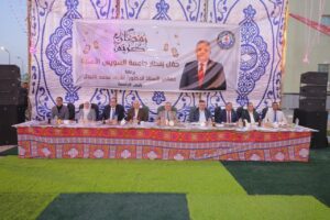 جامعة السويس الأهلية تنظم حفل إفطار جماعي لطلابها