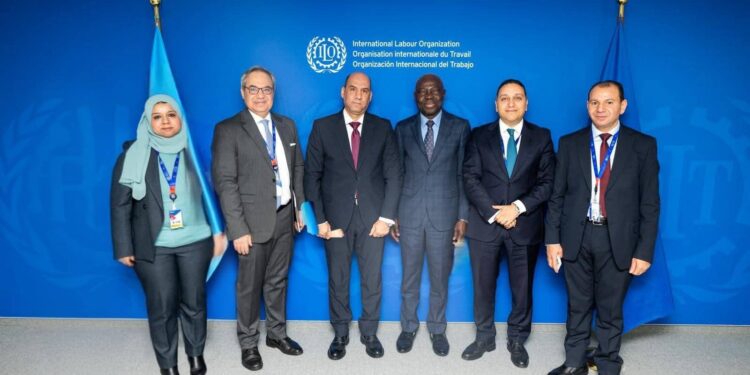 تعزيز التعاون بين مصر ومنظمة العمل الدولية في جنيف