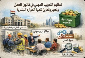 تنظيم التدريب المهني في قانون العمل وتعزيز تنمية الموارد البشرية