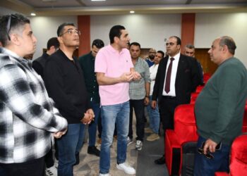 وزير الشباب والرياضة ومحافظ البحر الأحمر يتفقدان المدينة الشبابية والمركز الدولي للتنمية الرياضية بالغردقة