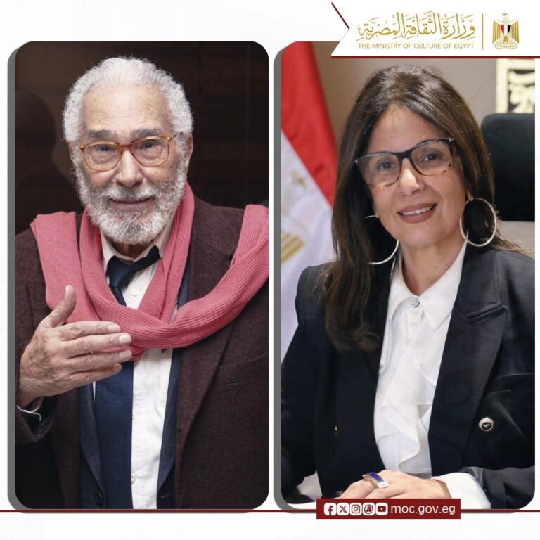 وزيرة الثقافة تتابع الحالة الصحية للفنان القدير عبد الرحمن أبو زهرة وتؤكد توفير الرعاية الكاملة له
