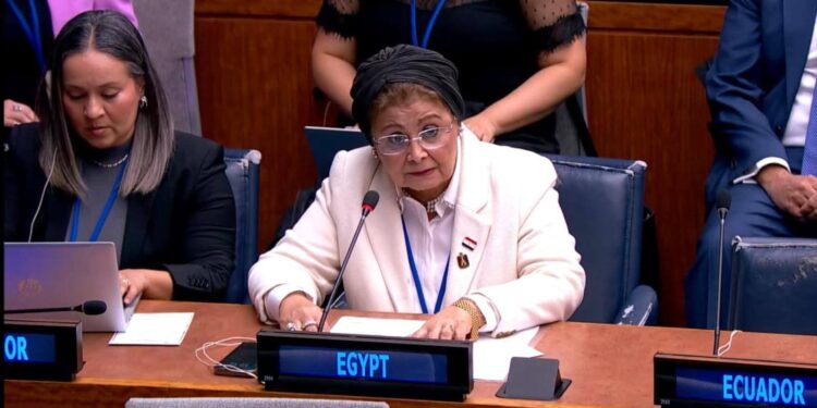 نائب وزير الصحة تلقي بيان مصر أمام لجنة السكان والتنمية بالأمم المتحدة