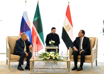 رئيس الوزراء يستقبل رئيس جمهورية تتارستان بروسيا الاتحادية