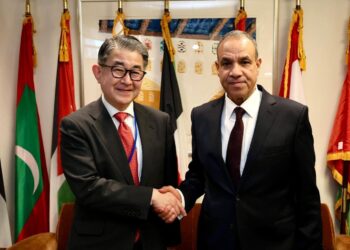وزير الخارجية يلتقى النائب الأول لرئيس وكالة التعاون الدولي اليابانية