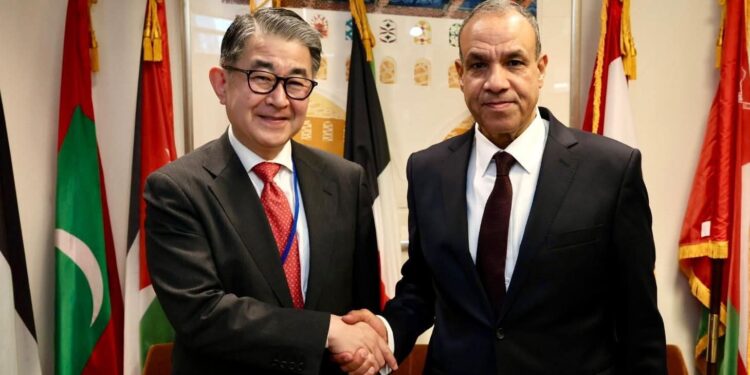 وزير الخارجية يلتقى النائب الأول لرئيس وكالة التعاون الدولي اليابانية