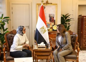 وزيرة التنمية المحلية والبيئة تتابع مع محافظ الوادي الجديد استعدادات عيد الأضحى والموقف التنفيذي للمشروعات التنموية