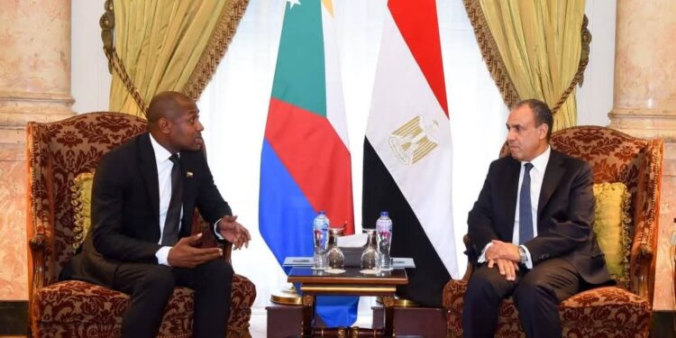 وزير الخارجية يستقبل نظيره القُمري بالقاهرة لبحث دفع التعاون الاقتصادي والتنسيق المشترك حول قضايا القارة الأفريقية