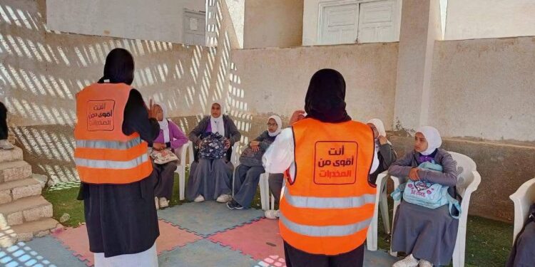 صندوق مكافحة الإدمان ينفذ أنشطة توعوية بمراكز شباب العريش وبئر العبد خلال عيد الأضحى لرفع الوعي بمخاطر التعاطي