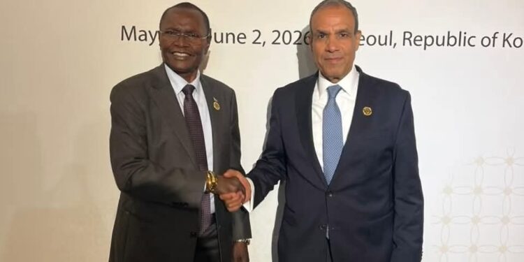 وزير الخارجية يلتقي نظيره الجنوب سوداني لبحث العلاقات الثنائية ويؤكد ضرورة الالتزام بالقانون الدولي ورفض الإجراءات الأحادية في ملف النيل
