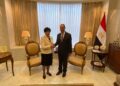 وزير الخارجية يلتقي محافظ طوكيو لبحث تدريب العمالة وتفعيل مشروعات الهيدروجين الأخضر والإدارة المحلية