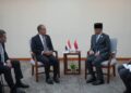 وزير الخارجية يلتقي نظيره الإندونيسي