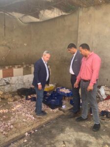 ضبط 2 طن دواجن فاسدة داخل مصنع غير مُرخص بالجيزة قبل توريدها للمصانع وإحالة الواقعة للنيابة